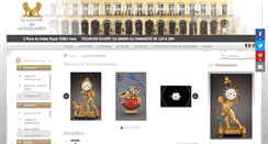 Desktop Screenshot of louvre-antiquaires.com